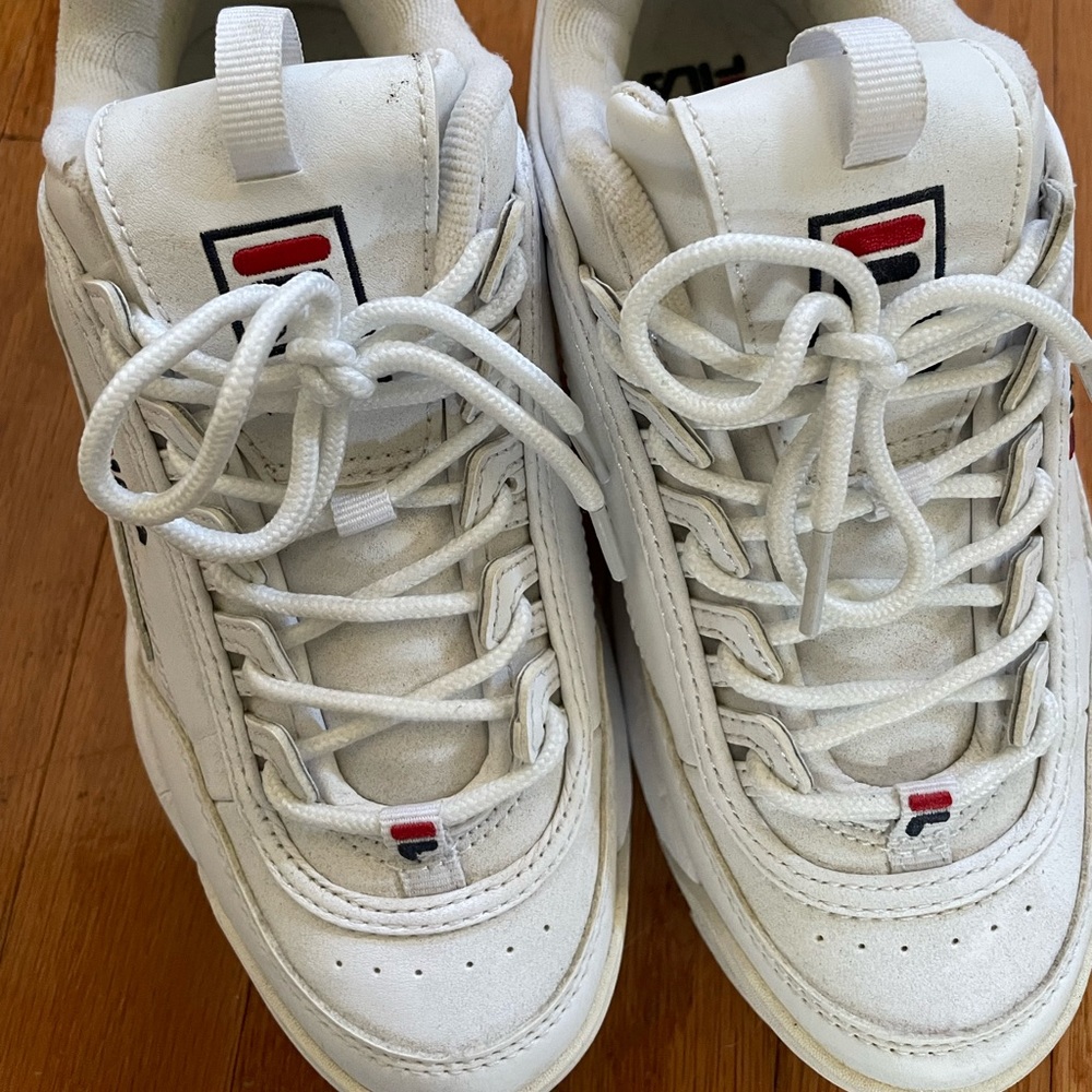 Fila White Disruptors
